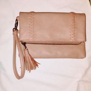 💲 Bundle 2 for $10 Blush 2 pocket wristlet GUC